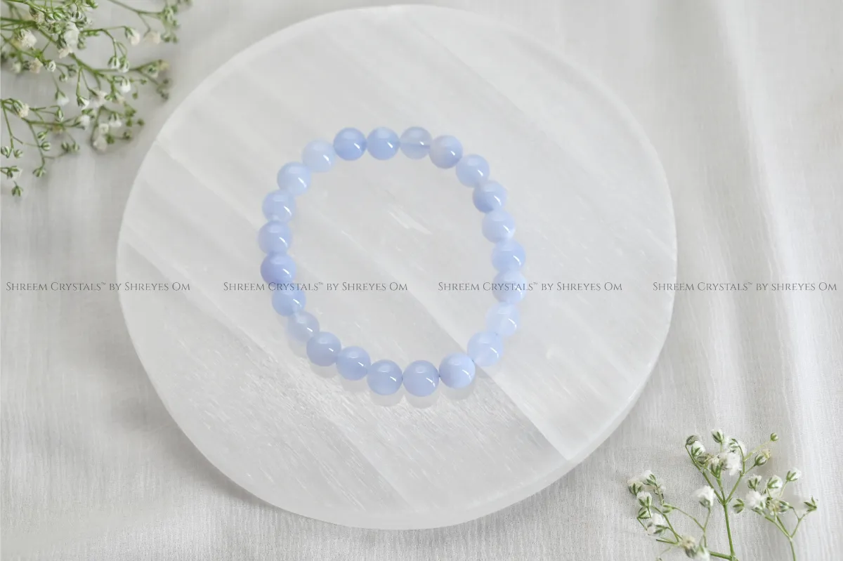 Blue Chalcedony – Shreem Crystals