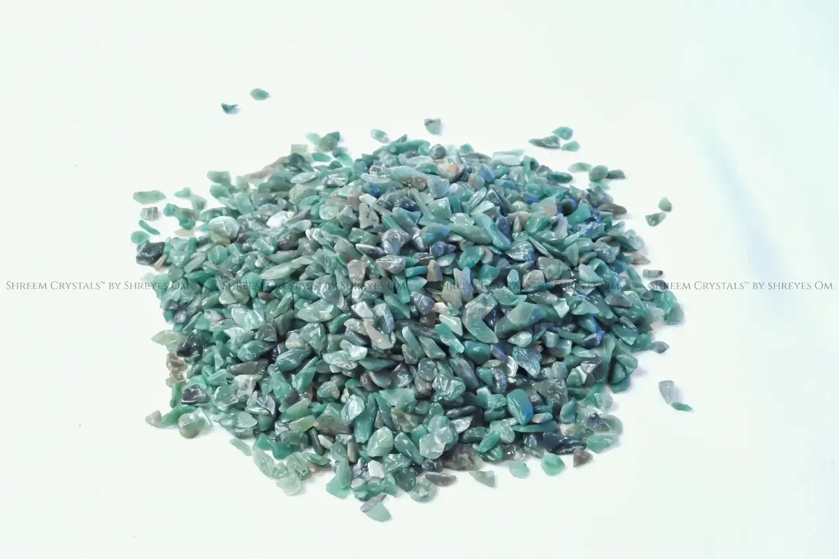 Green Jade Chips – Shreem Crystals
