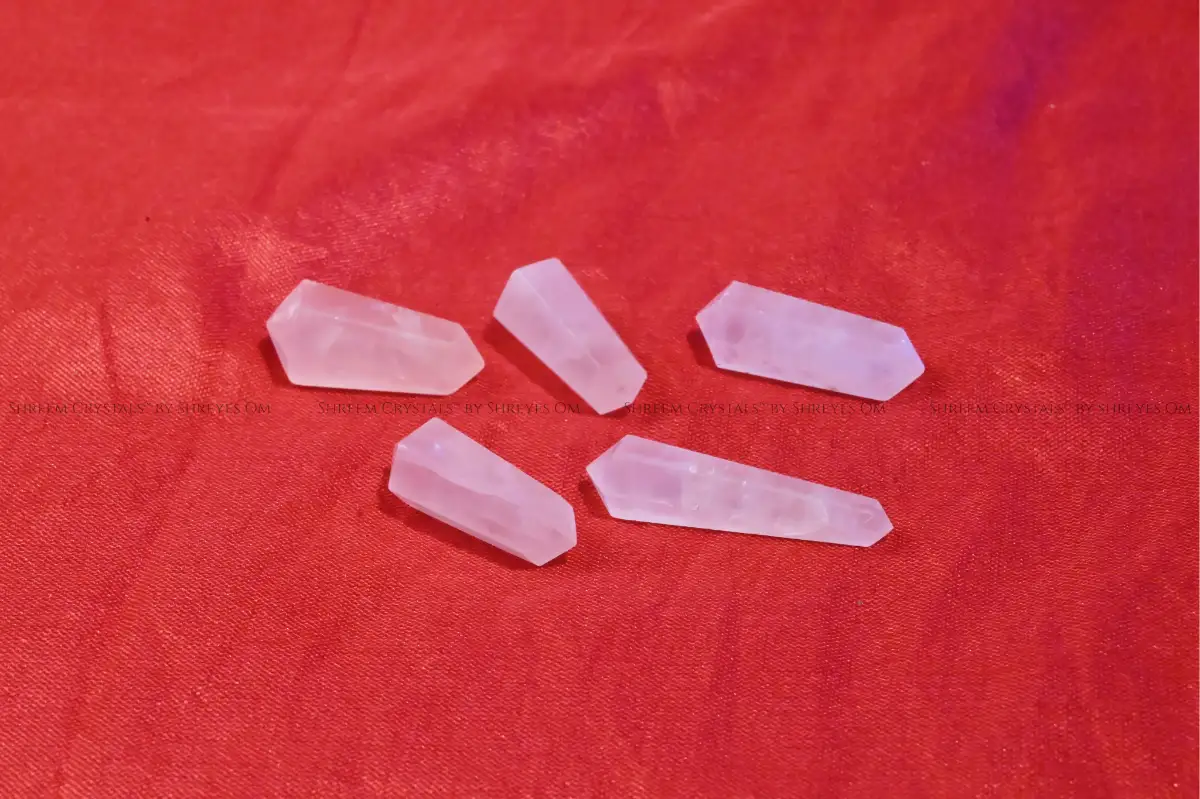 Double Point Rose Quartz – Shreem Crystals