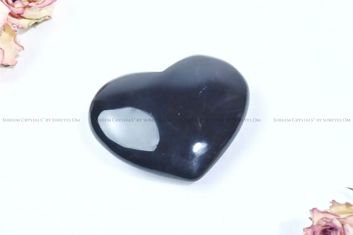 Rainbow Obsidian Heart – Shreem Crystals