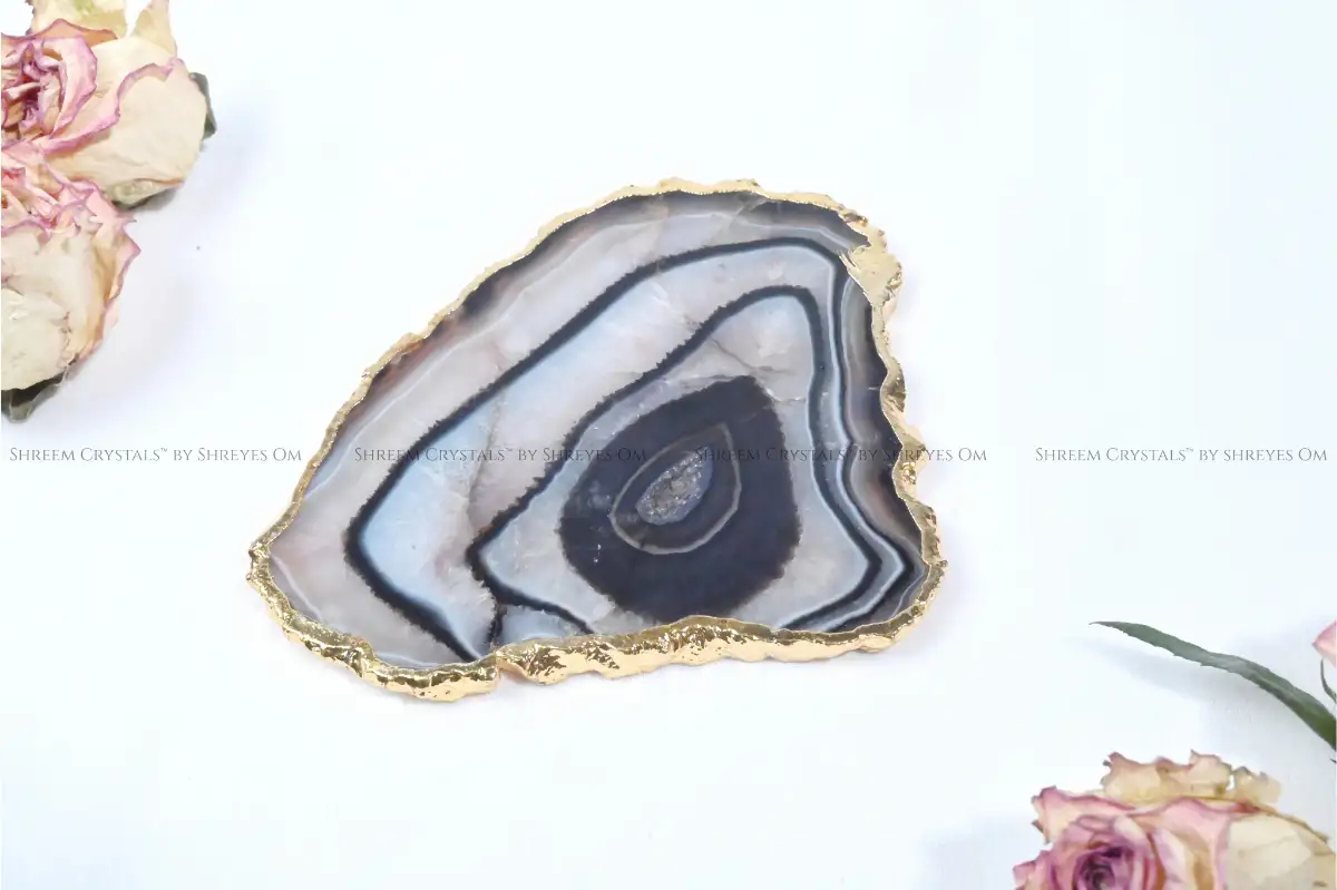 Black Agate Coaster 4