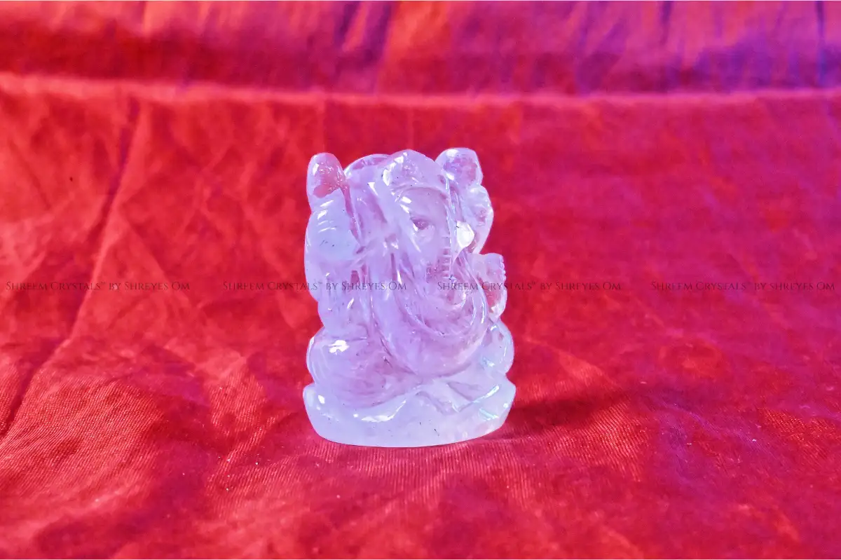 Clear Quartz Ganesha M1 – Shreem Crystals