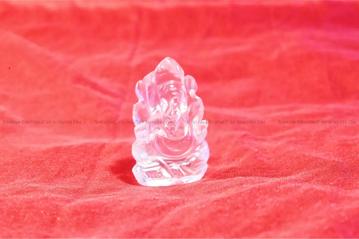 Clear Quartz Ganesha – Shreem Crystals