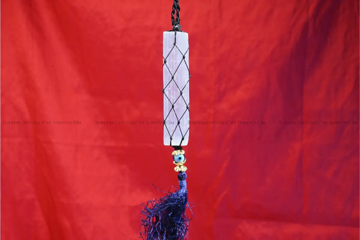 Selenite Car Hanger – Shreem Crystals