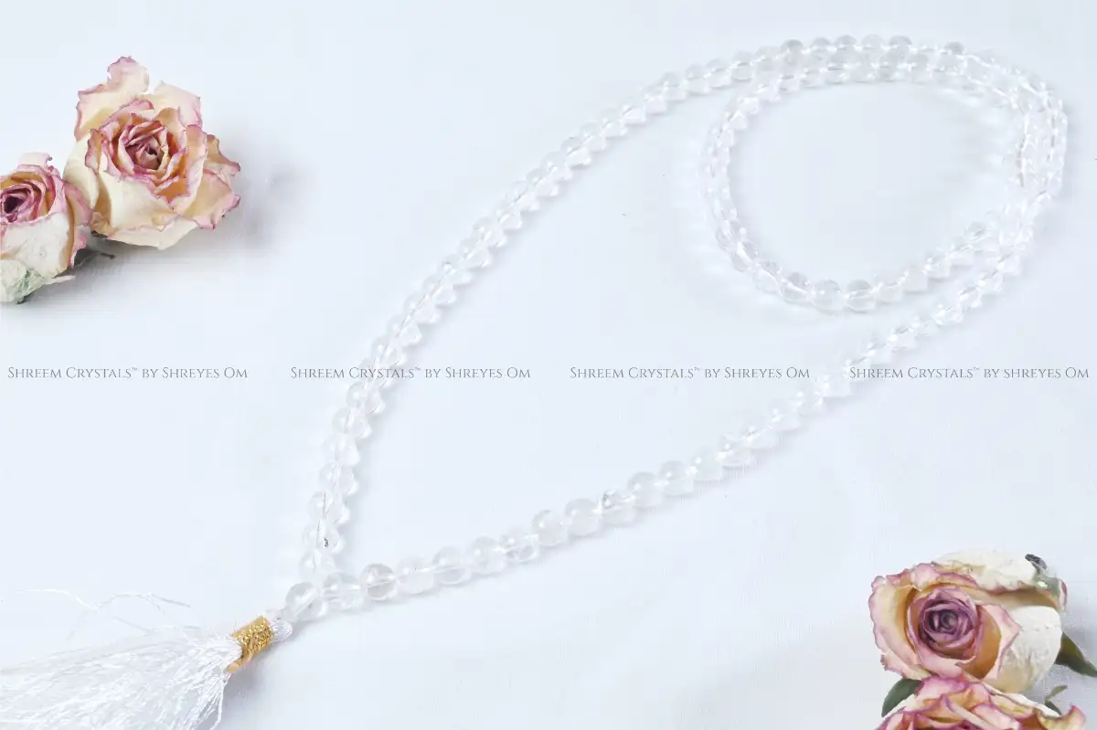 Clear Quartz Mala