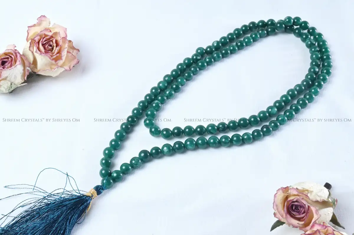 Green Jade Mala