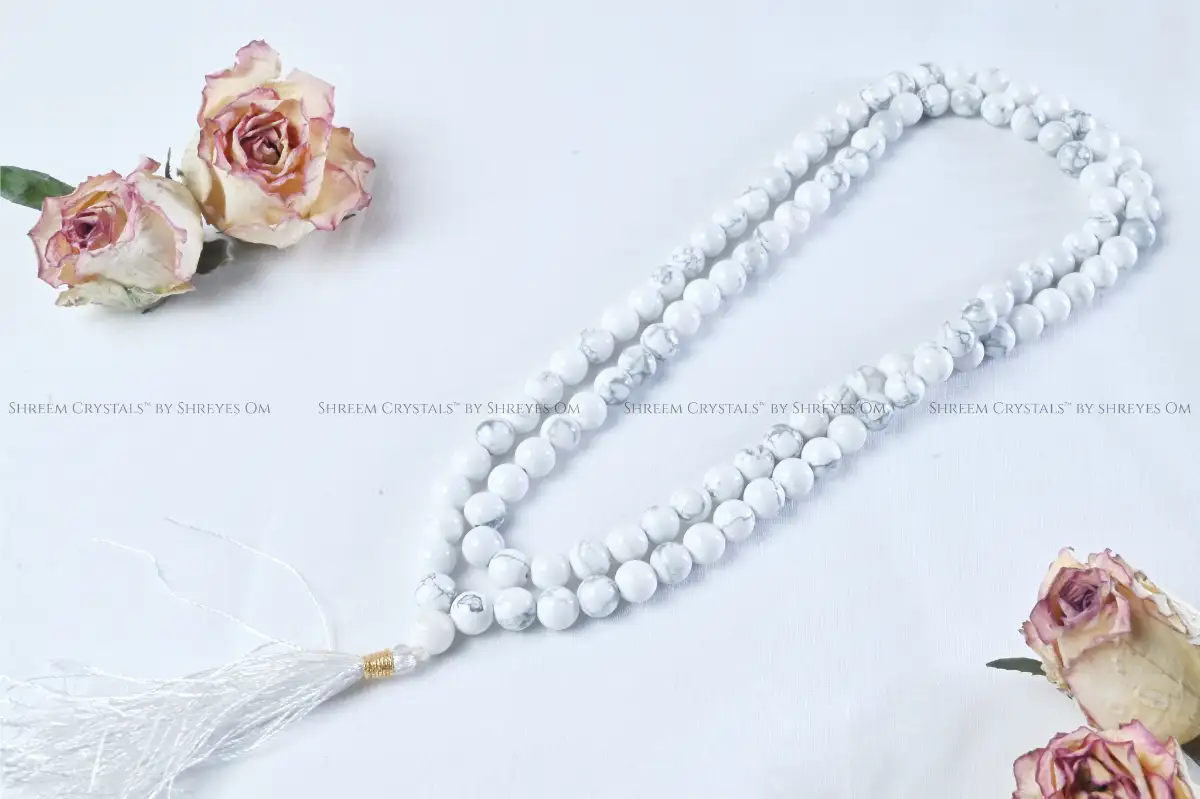 Howlite Mala