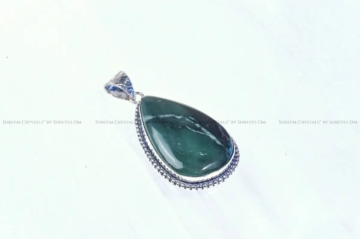 Green Jade Cabochon Pendant – Shreem Crystals