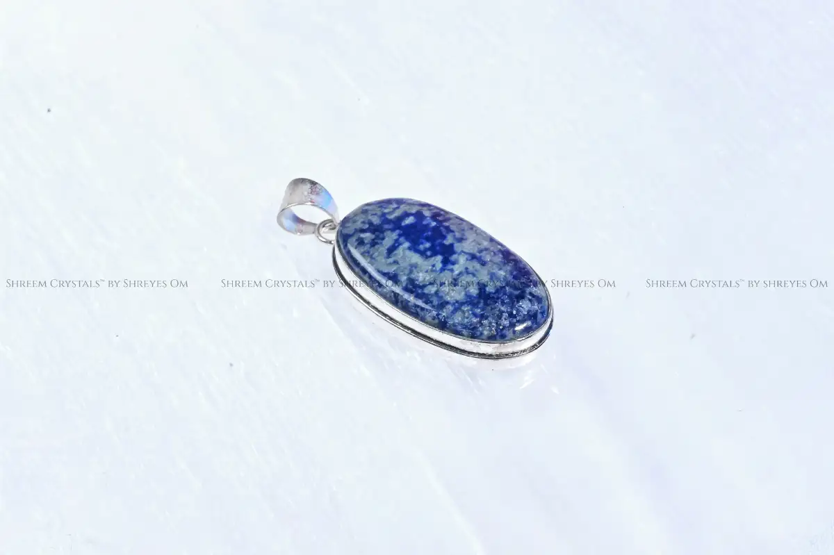 Lapis Lazuli Cabochon Pendant – Shreem Crystals