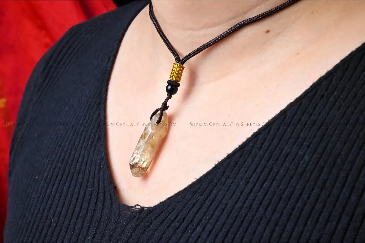 Citrine Point – Shreem Crystals