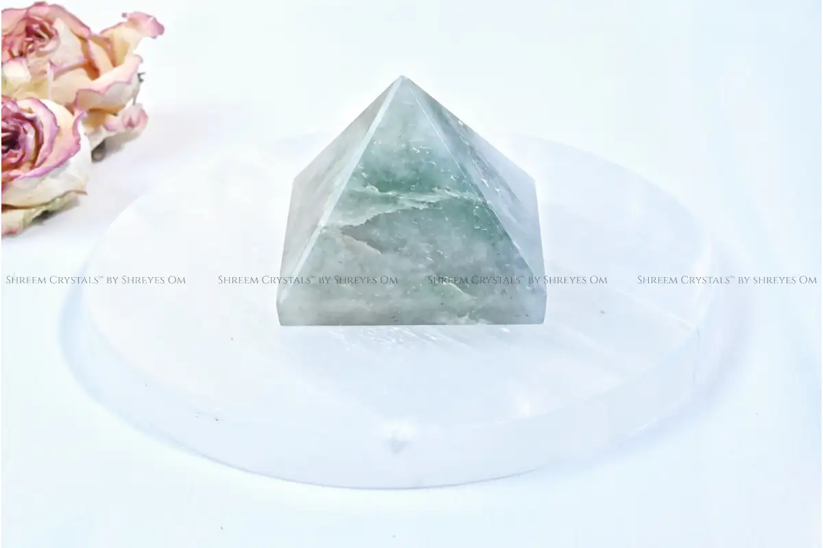 Green Aventurine Pyramid 1 – Shreem Crystals