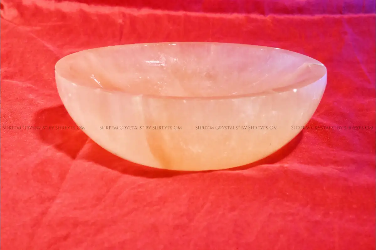Orange Selenite Bowl