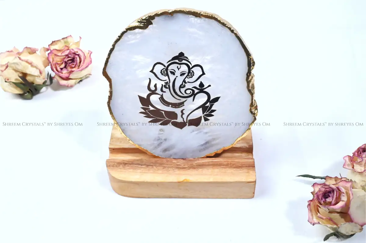 Ganesha Agate Showpiece – Shreem Crystals