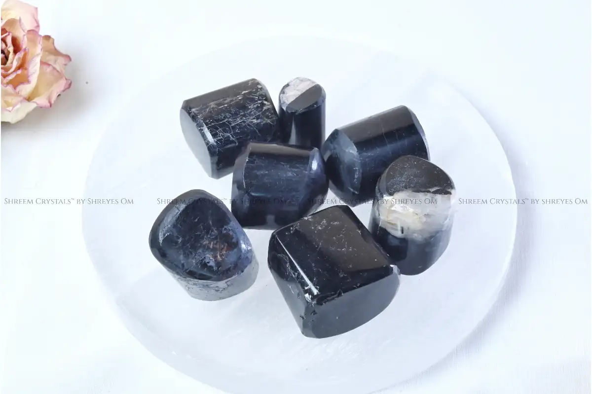 Black Tourmaline Tumbles