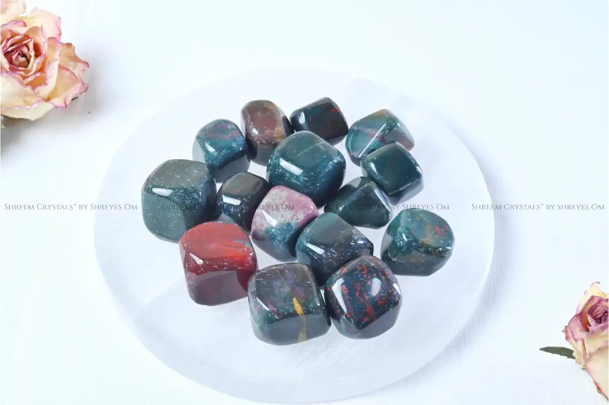 Indian Bloodstone Tumbles