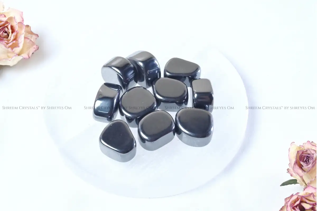 Hematite Tumbles – Shreem Crystals