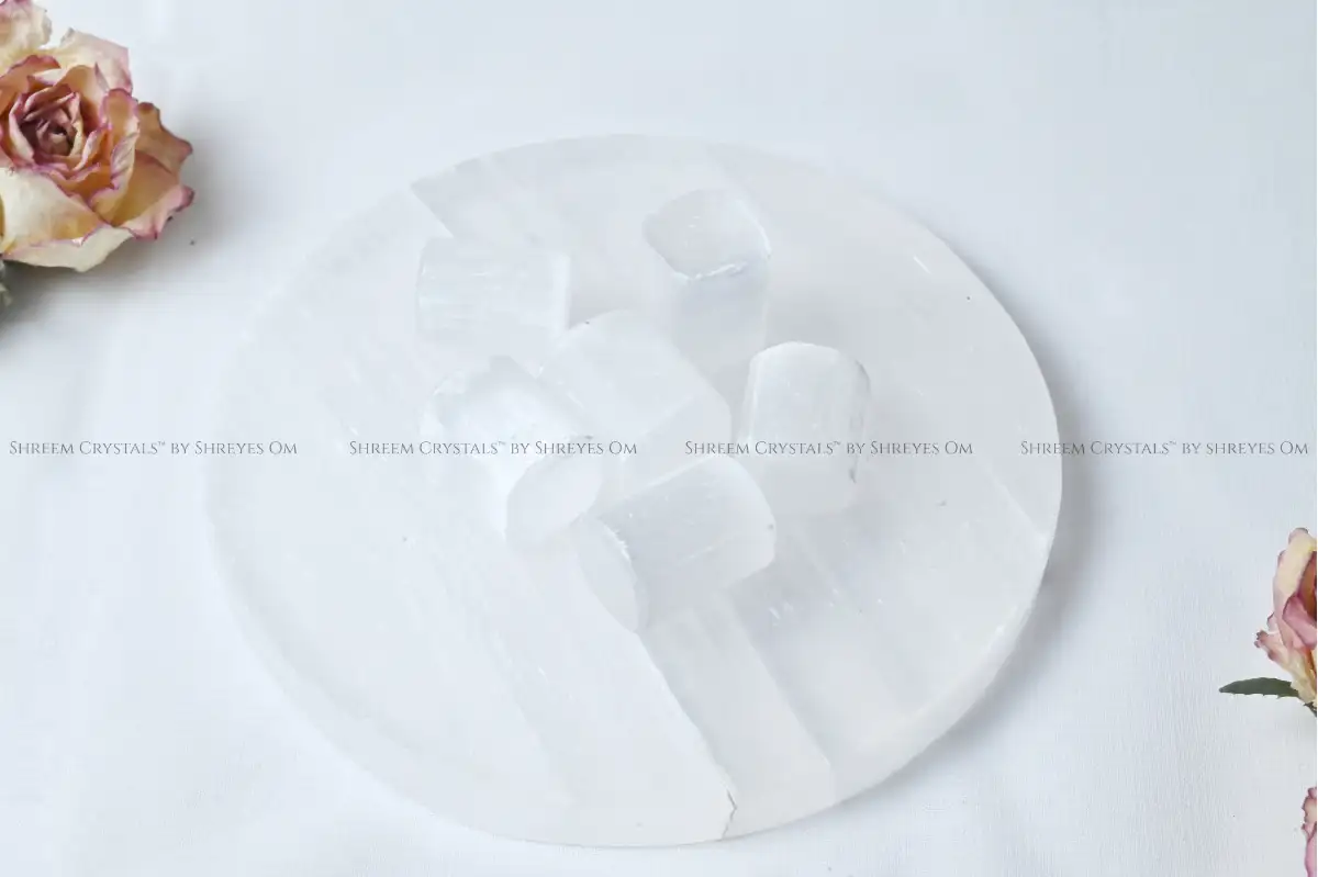 Selenite Tumbles – Shreem Crystals